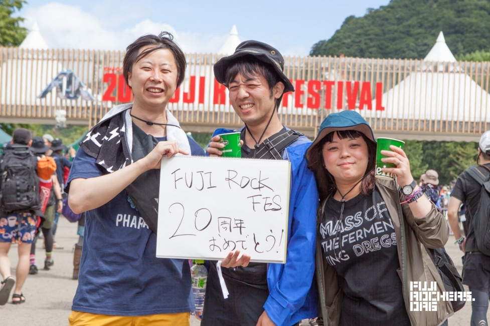 Message for 20th FUJIROCK!　#07