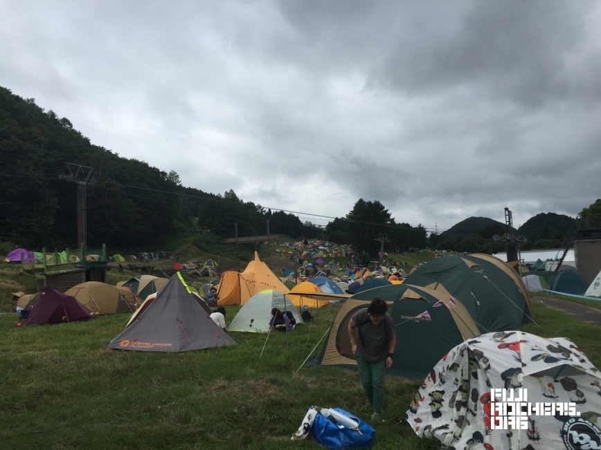 Fuji Rockers set up camp at Naeba