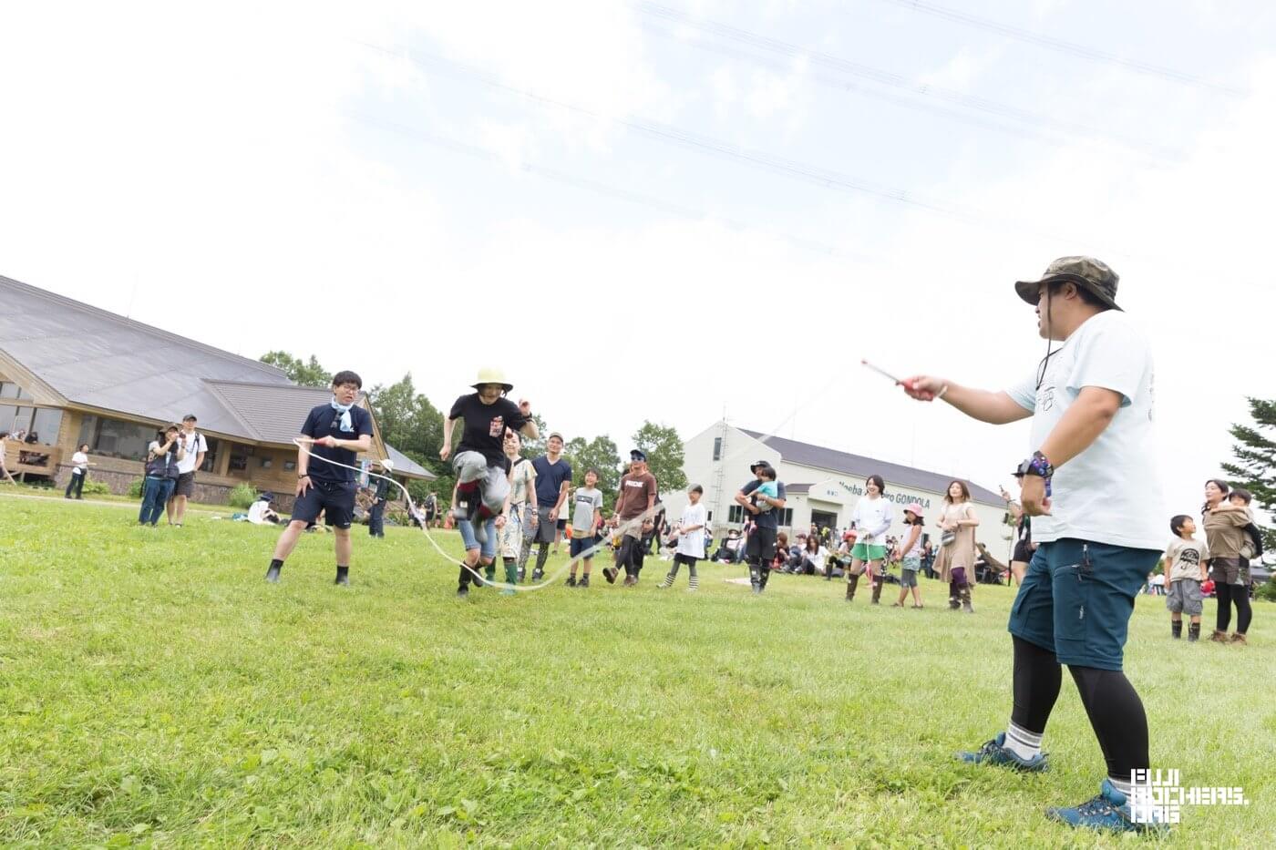 デイドリ最終日、大縄跳び開催