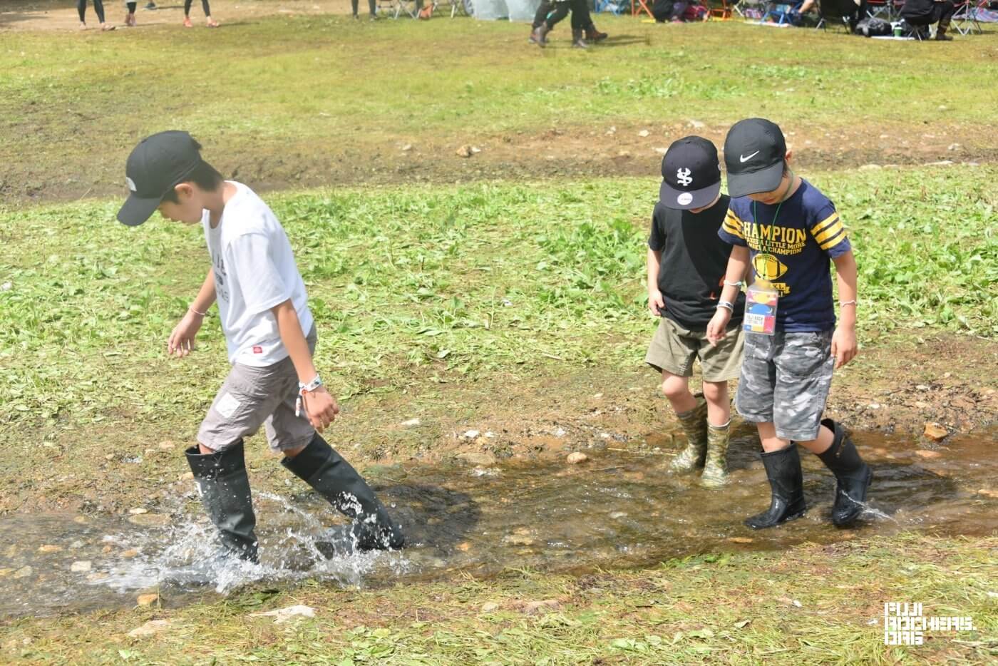 3日目、入場ゲート手前〜グリーンの様子