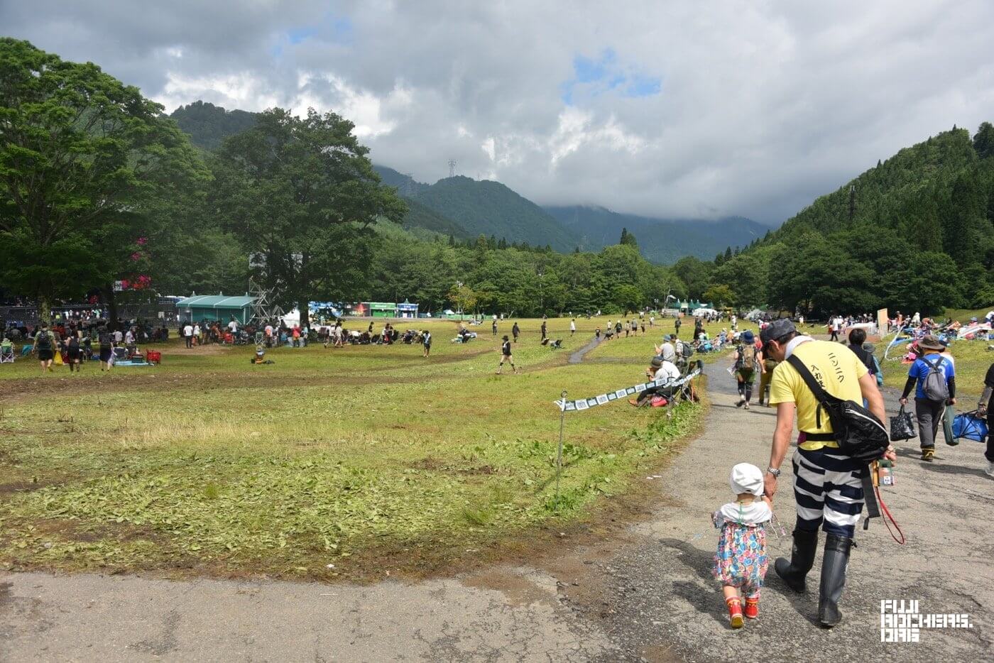 3日目、入場ゲート手前〜グリーンの様子