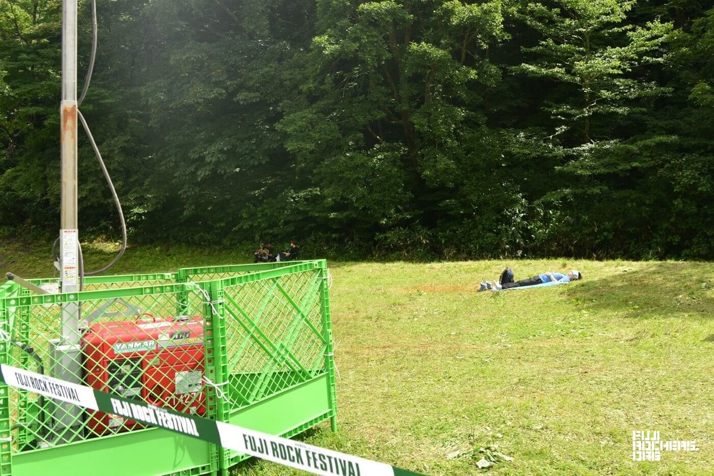 3日目、入場ゲート手前〜グリーンの様子