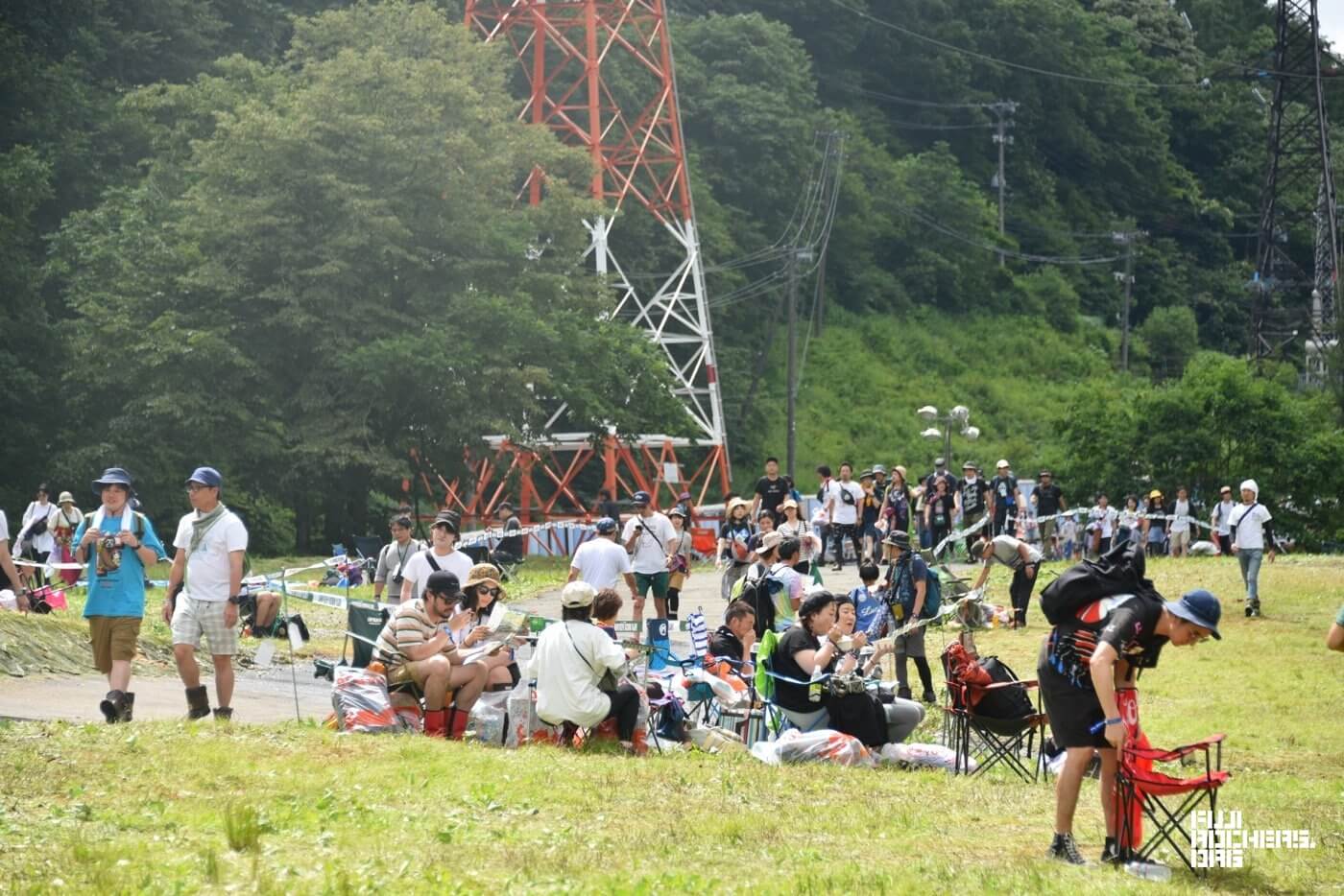 3日目、入場ゲート手前〜グリーンの様子