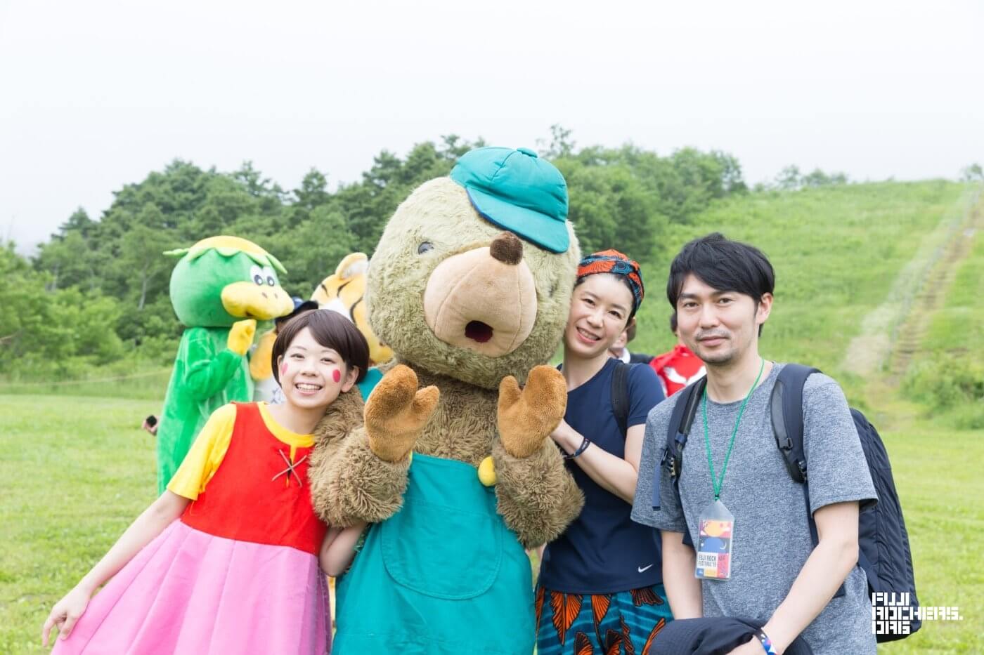 デイドリのアイドルたちと記念撮影