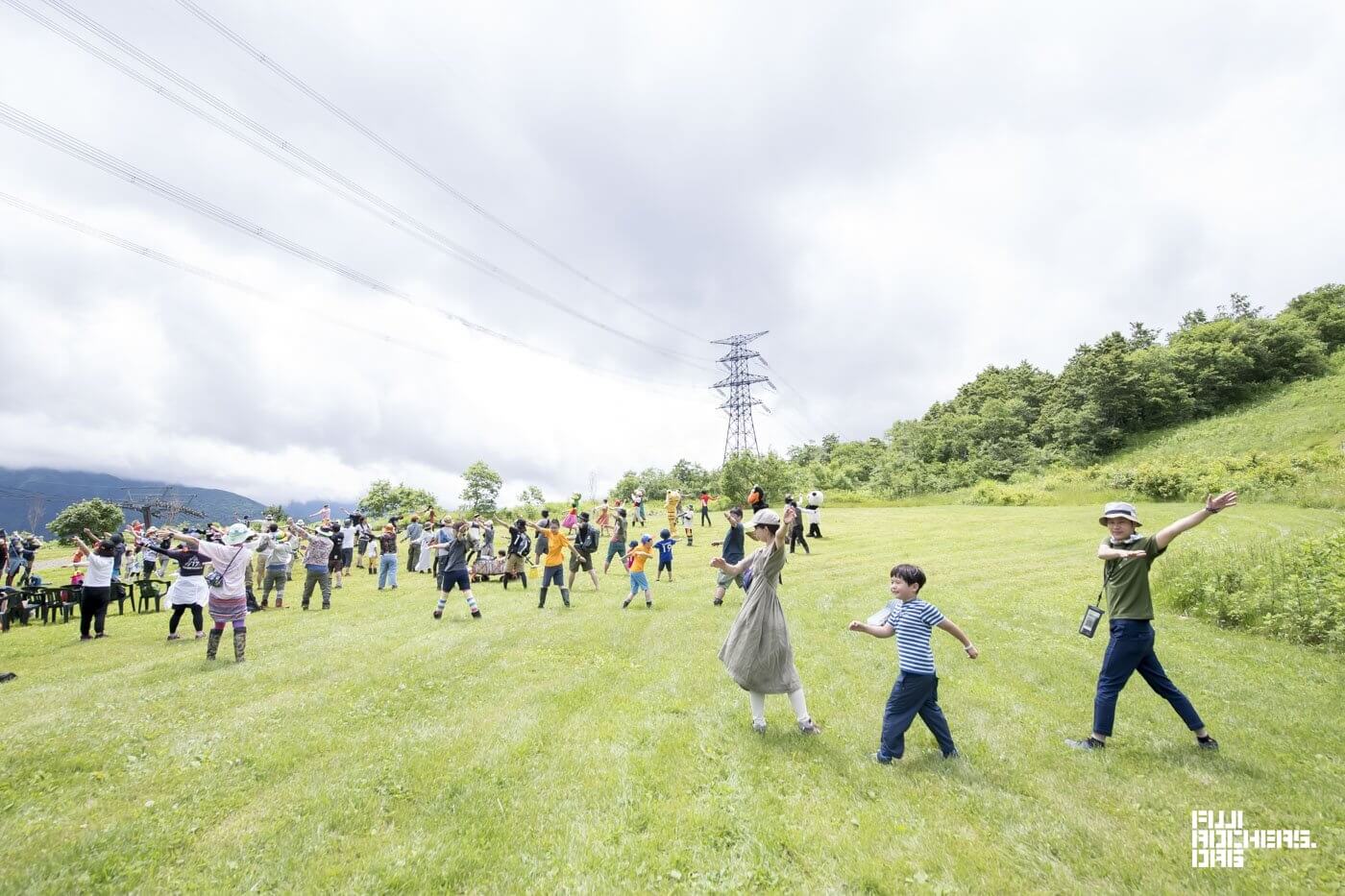 ラジオ体操からスタート!