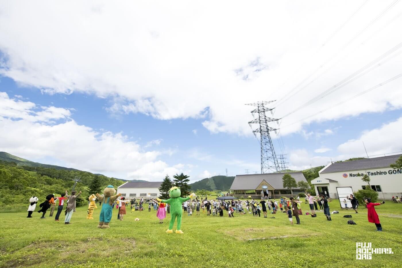 ラジオ体操からスタート!