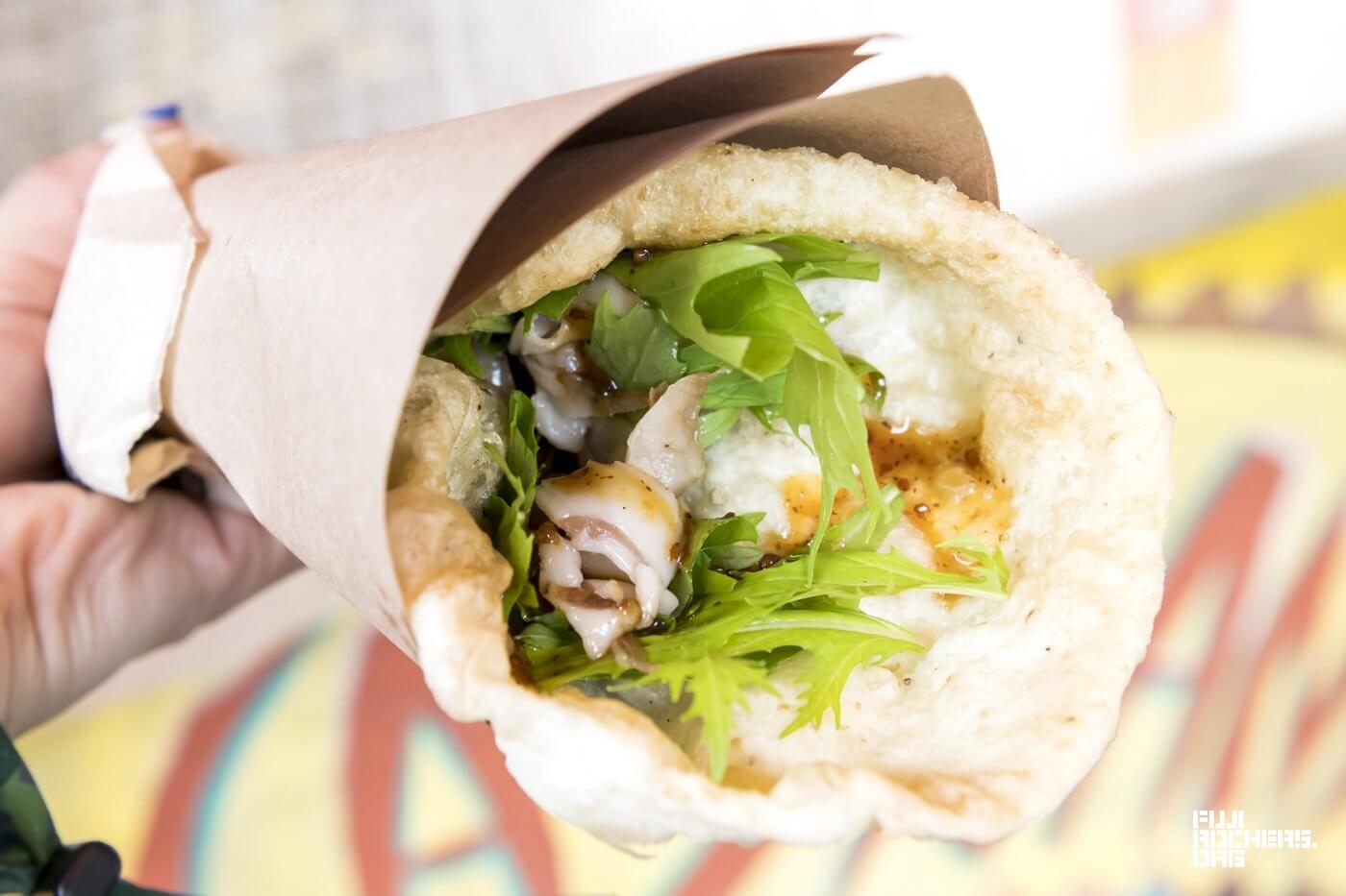 手作りイノシシベーコンサンド