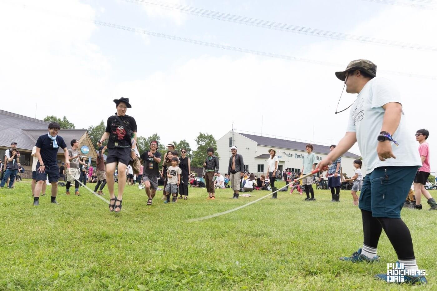 デイドリ最終日、大縄跳び開催