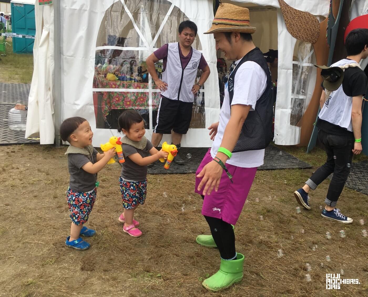 フェス感演出、シャボン玉ツインズ