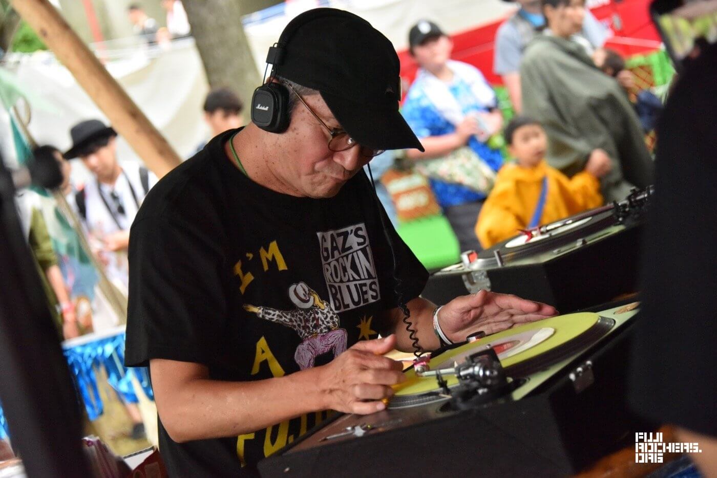 Fujirockers bar : Yu K.WEST, Koichi Hanafusa and Wildcat Tex