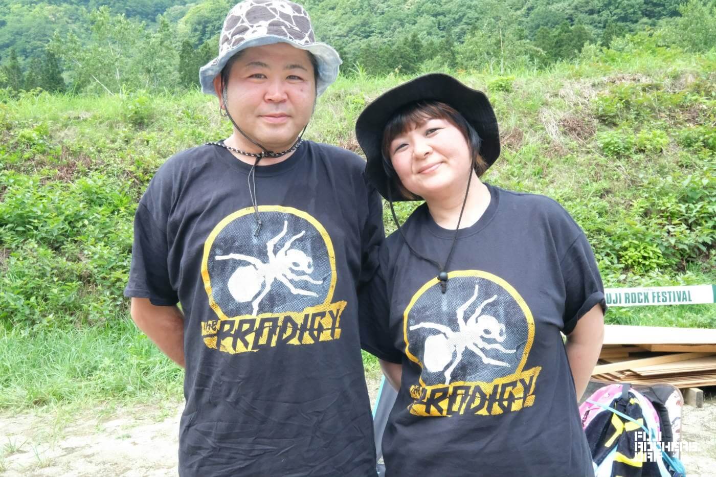 フジロックで、10年来の再会!