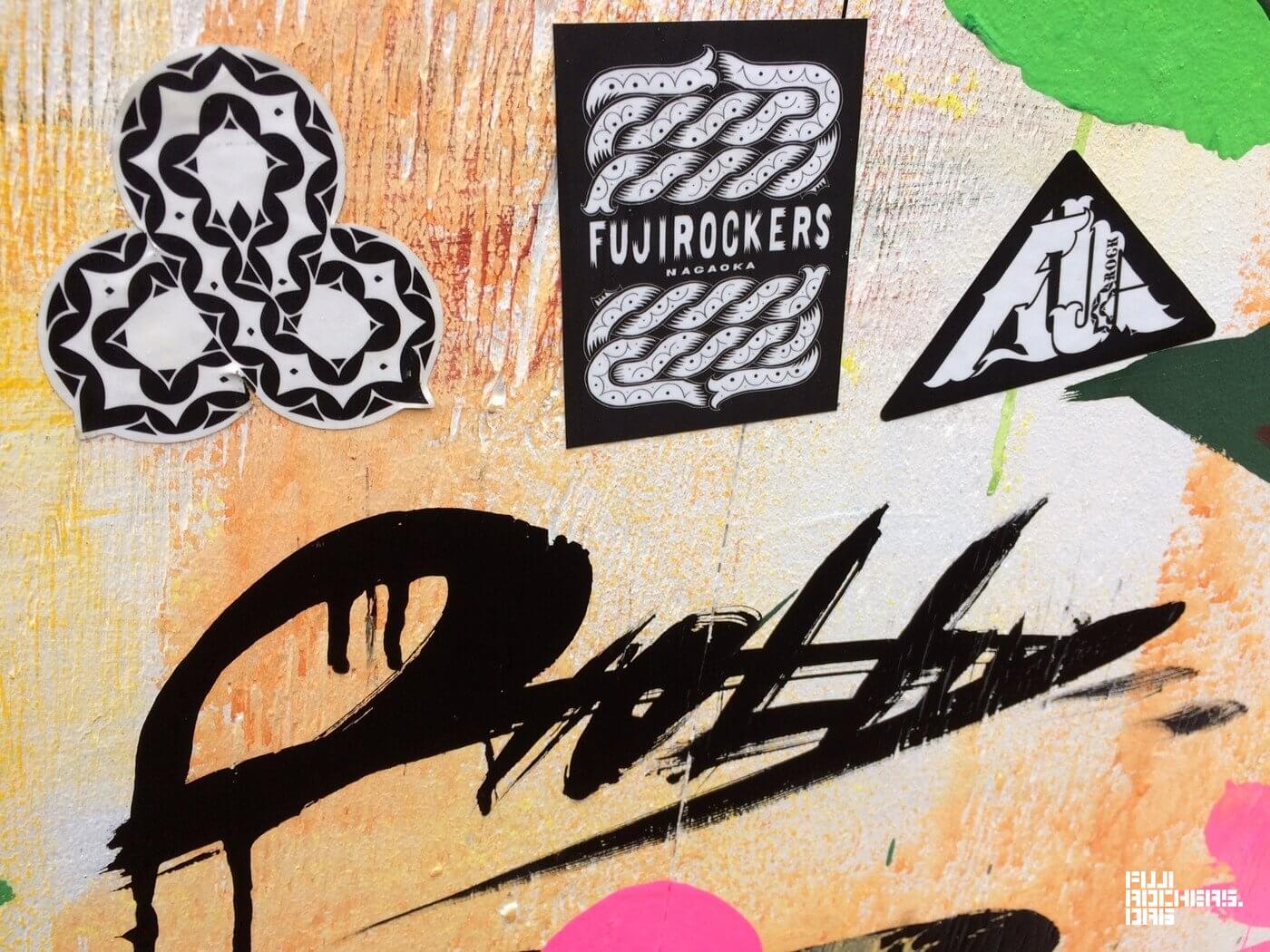 遂に完成!フジロックの迷彩アート