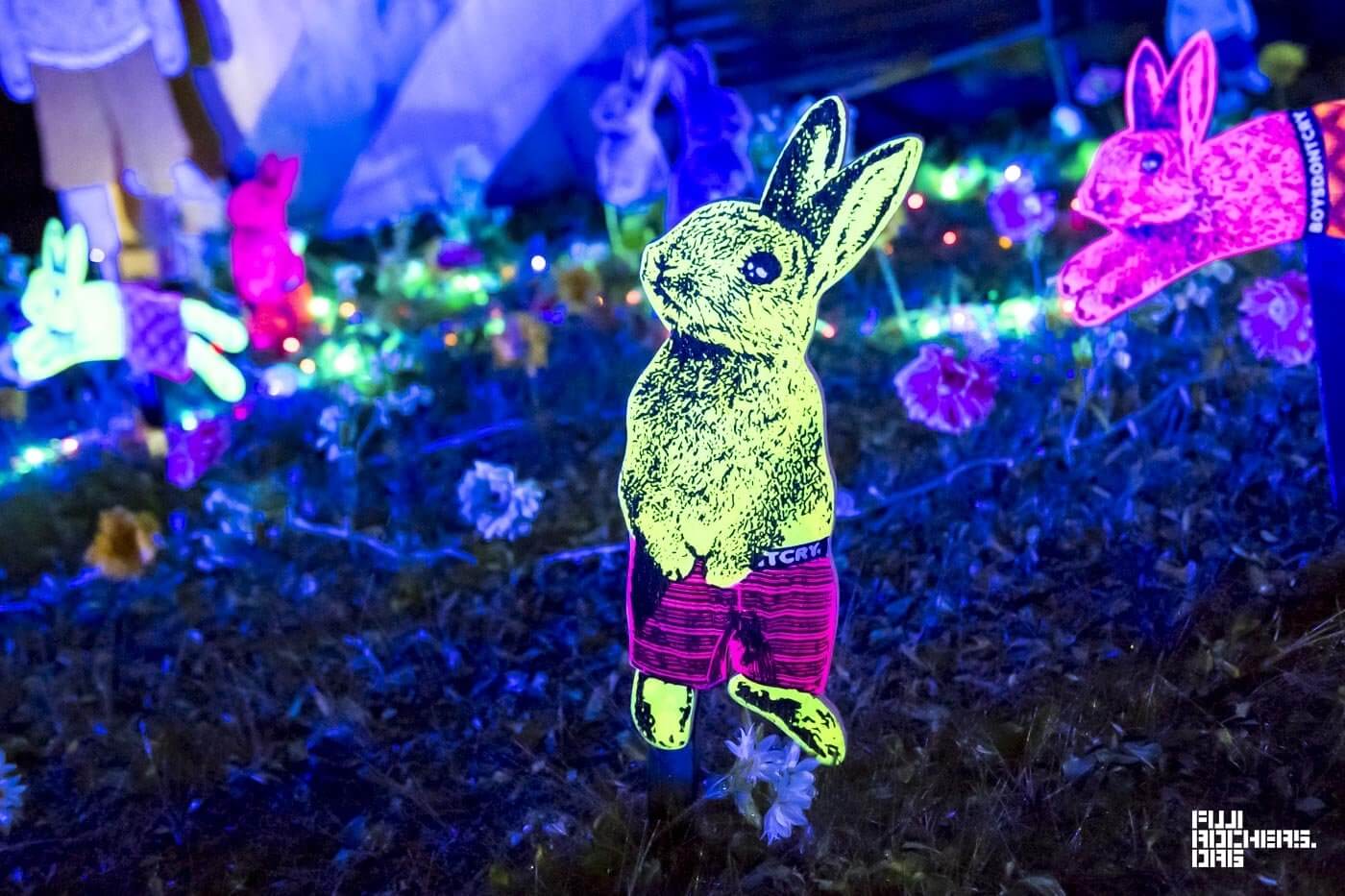 夜のバニーズガーデン