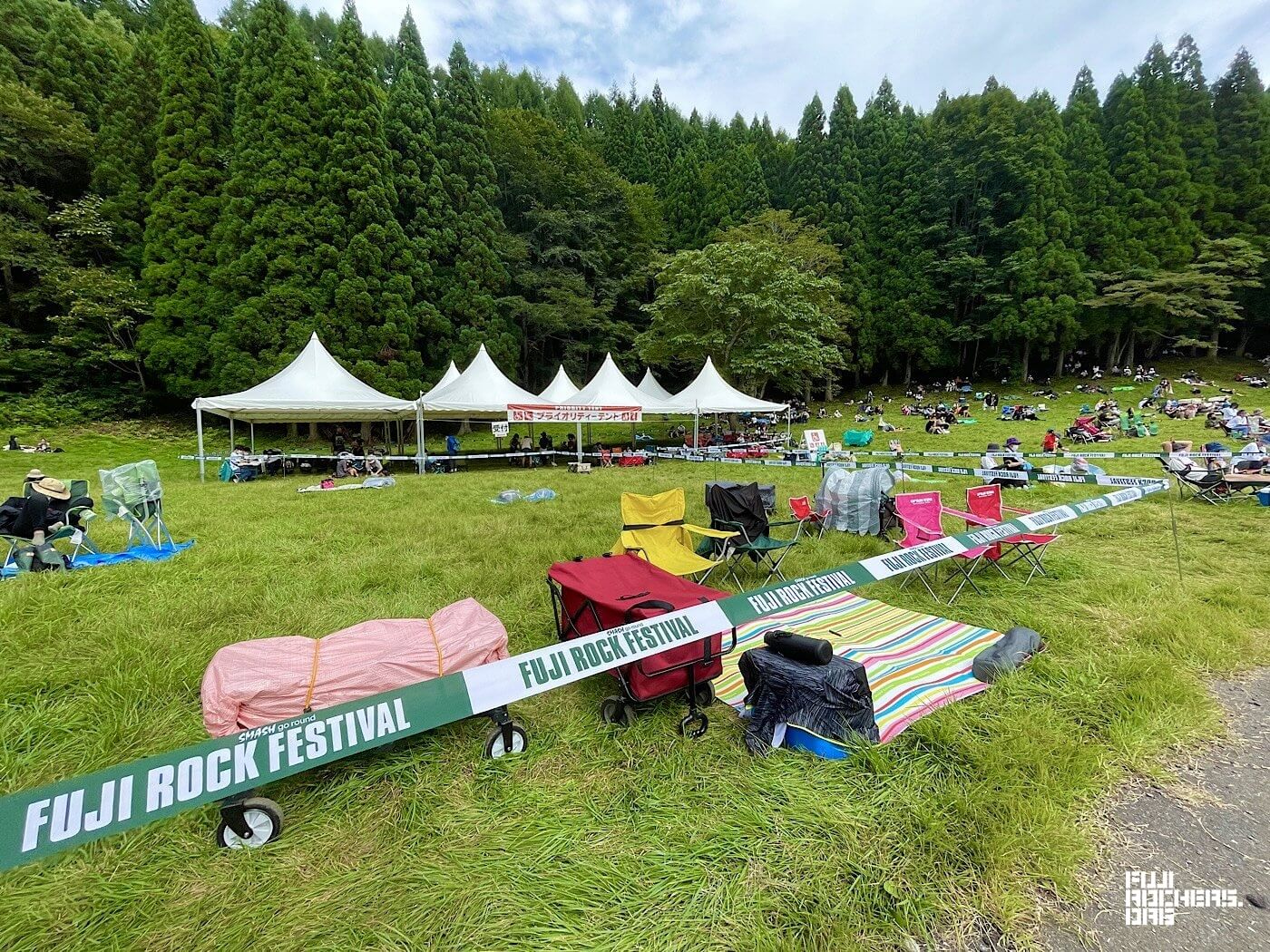The Unattended Camping Chairs of Fuji Rock
