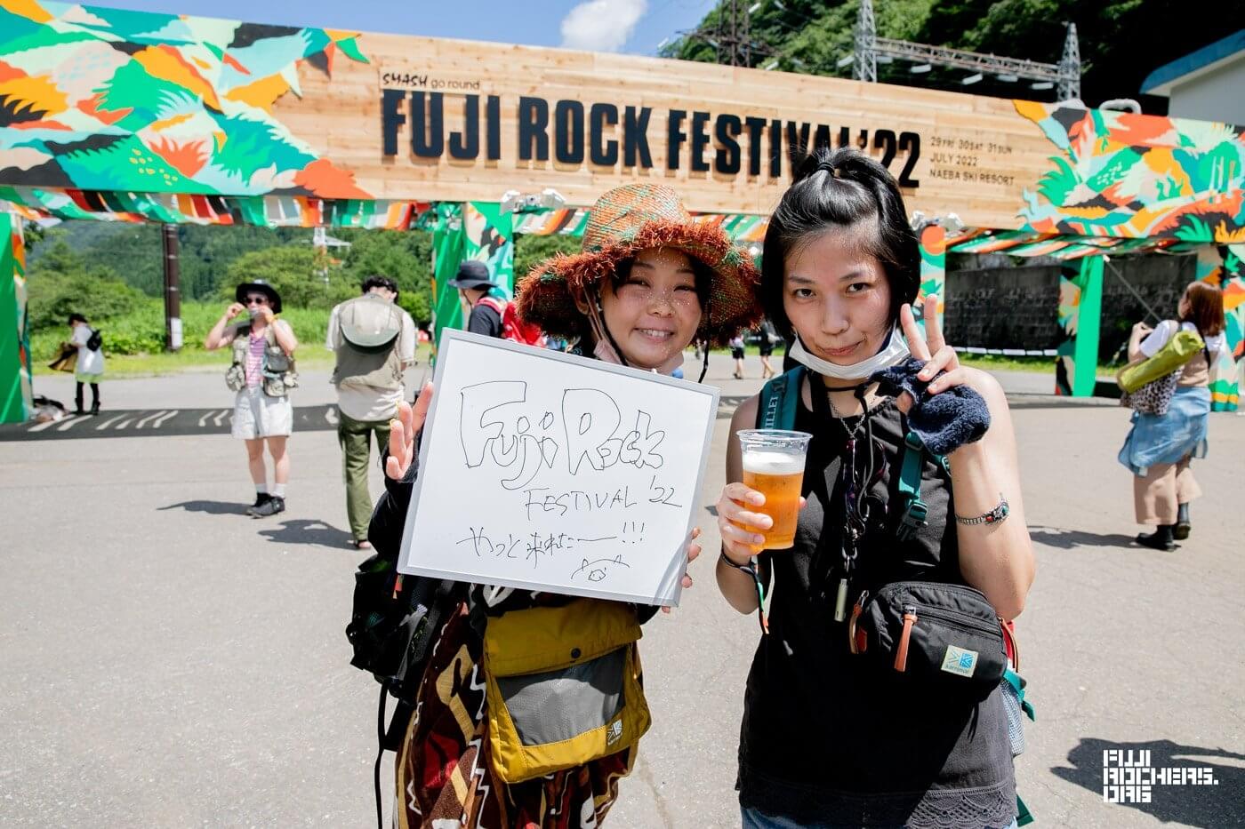 Message For FUJI ROCK２