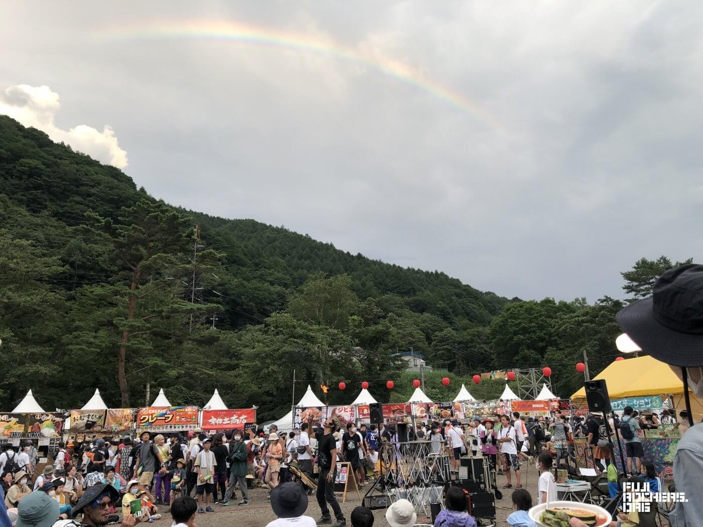 Rainbows over Fuji Rock