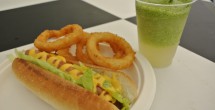 フジメシュラン〜Hot Dog＆オニオンリング＆フローズンカクテル（モヒート）〜