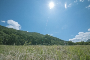 空の青さを改めて感じることができる場所