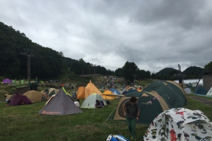 Fuji Rockers set up camp at Naeba