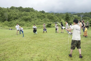 大縄なわとびで歓喜！