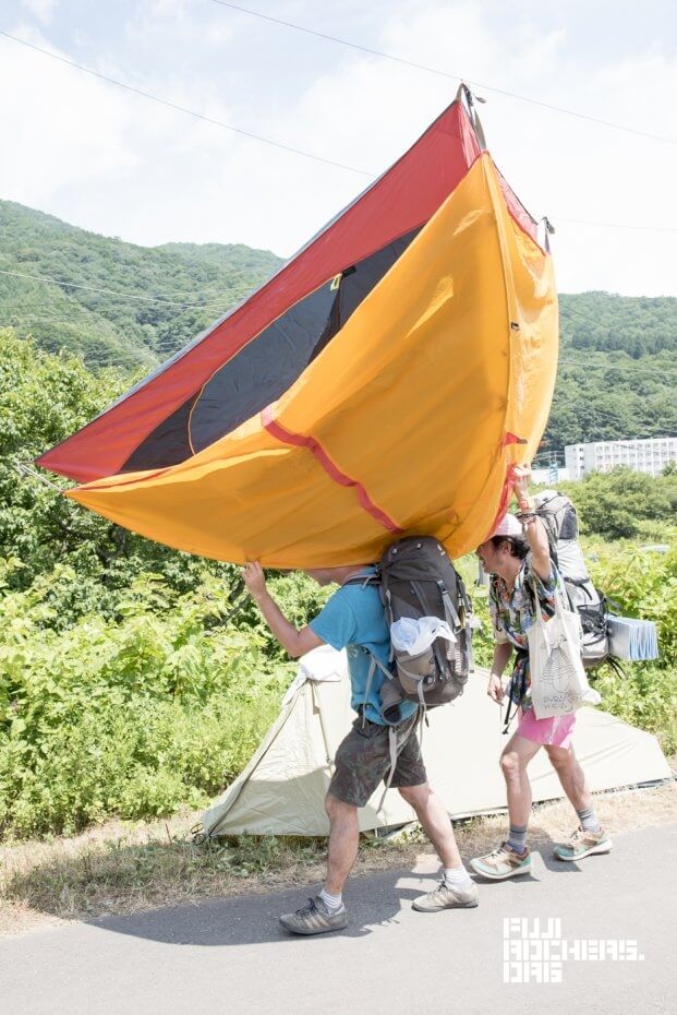 テント移動職人