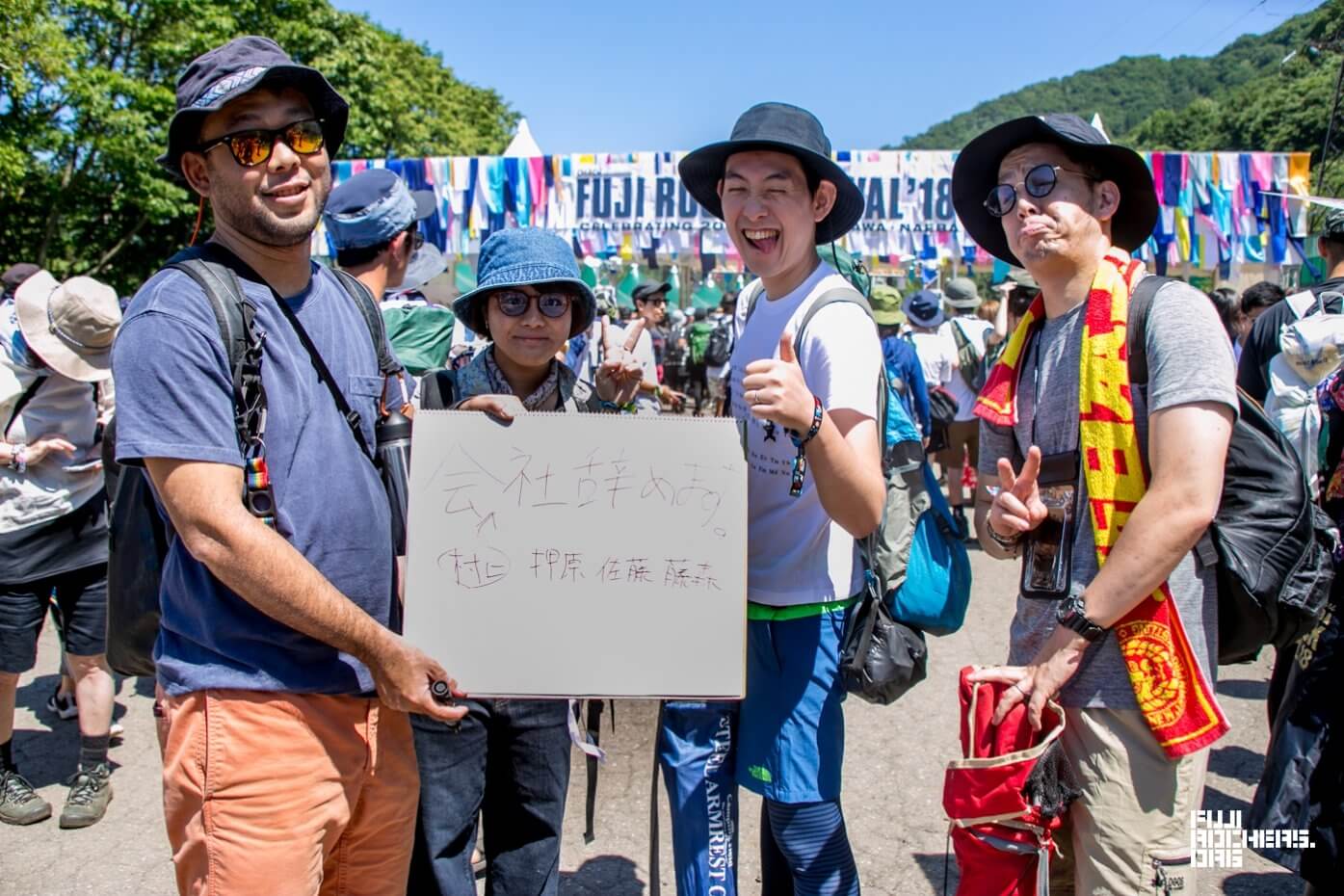 Message for Fujirock! 2018　#016