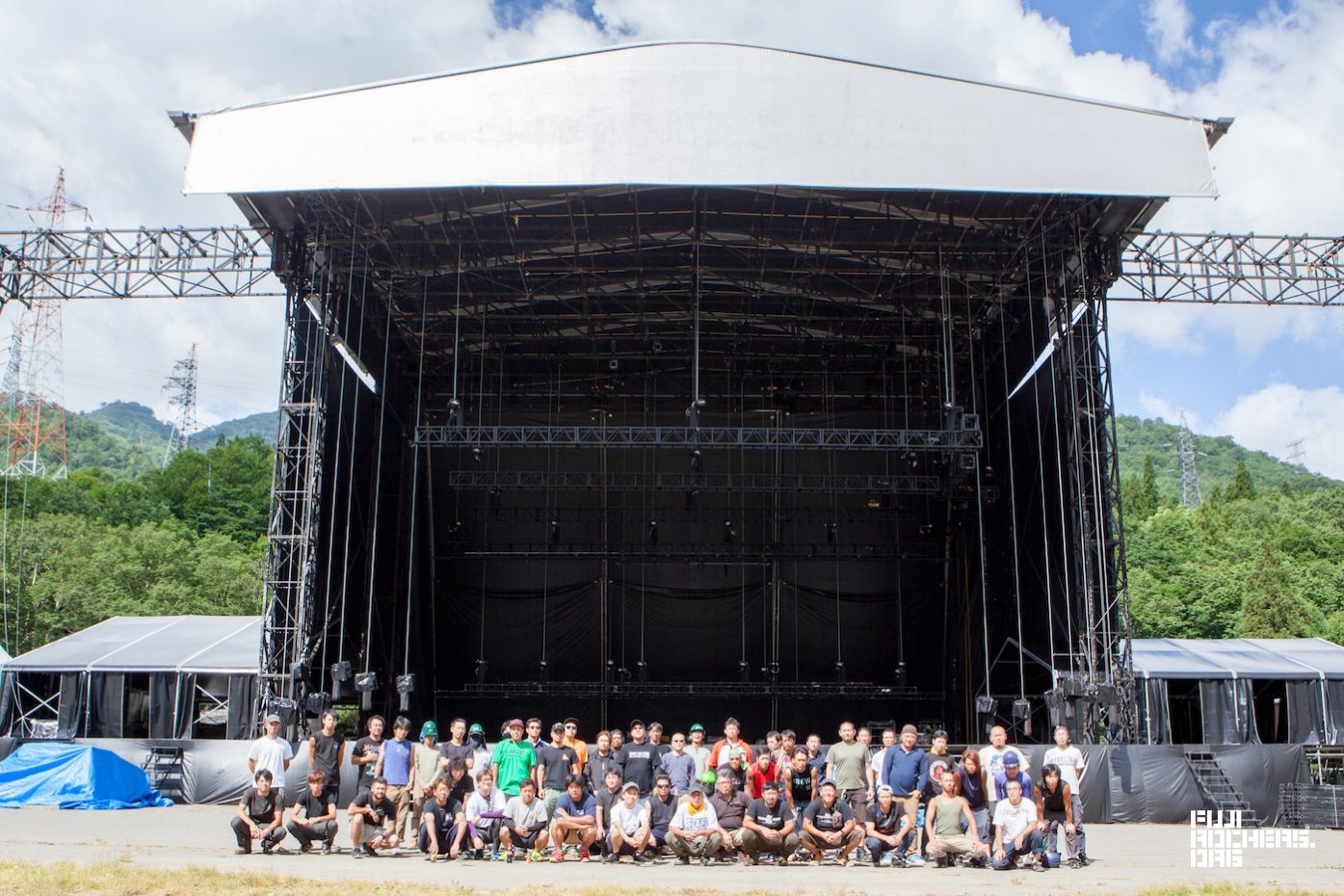 Fuji Rock Stage Builders