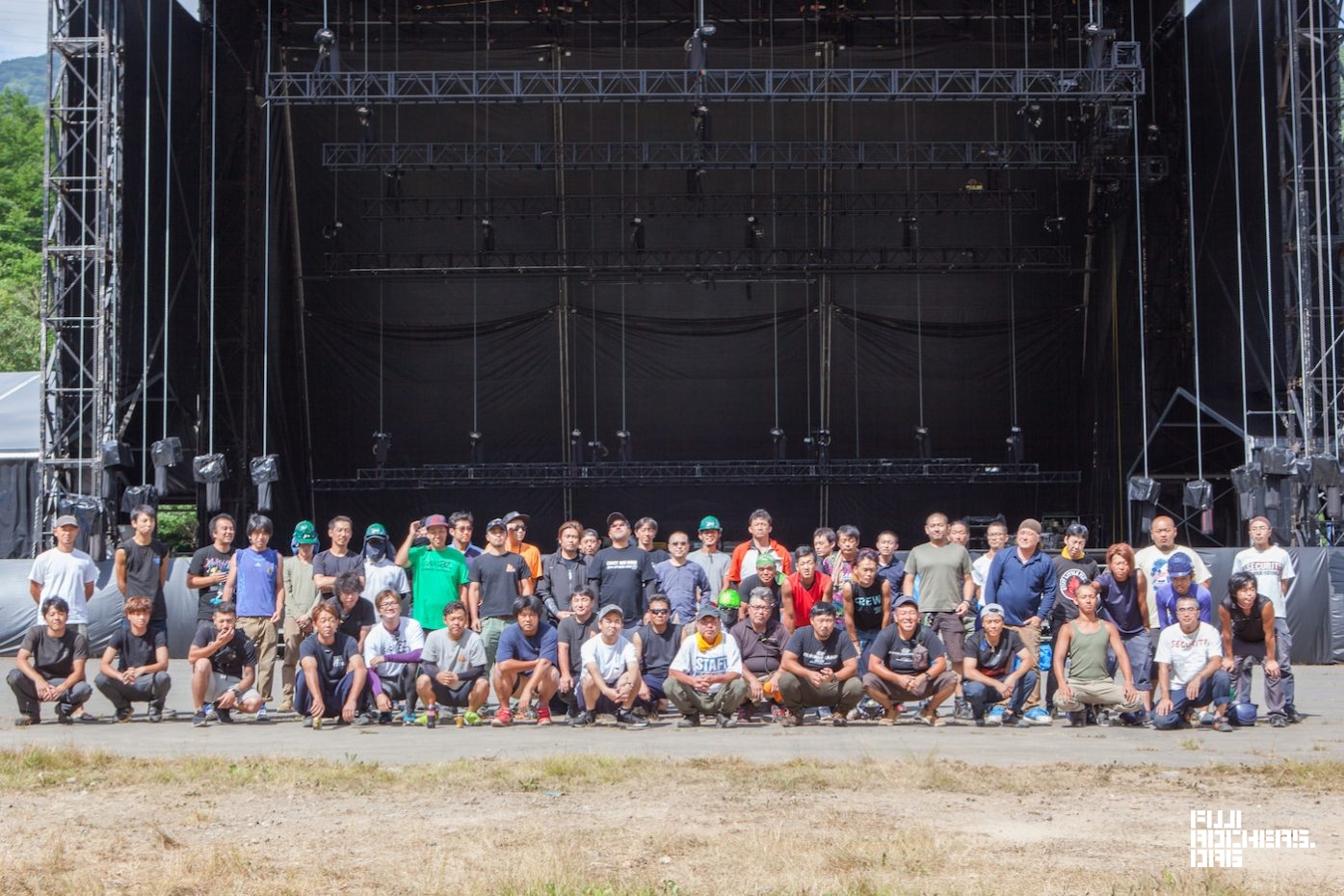 Fuji Rock Stage Builders