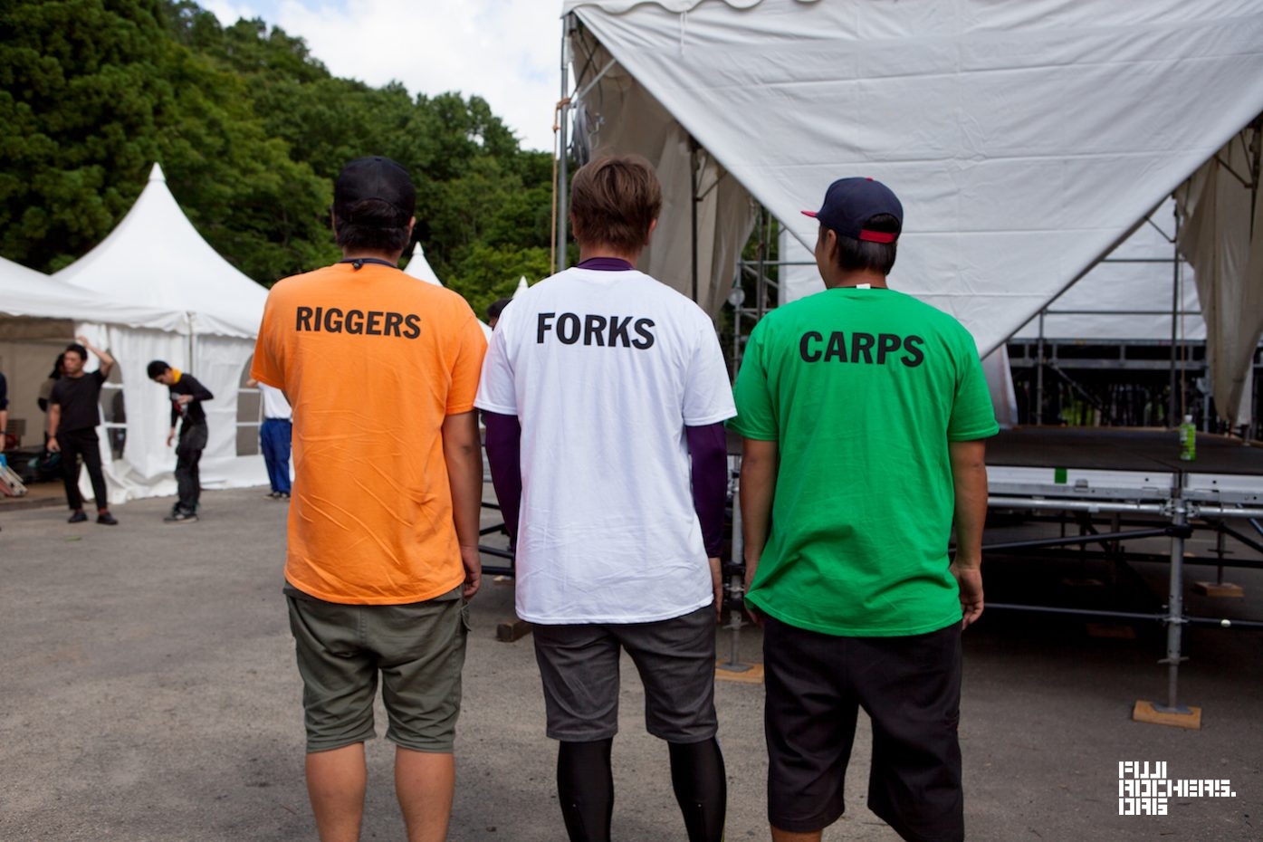 Fuji Rock Stage Builders