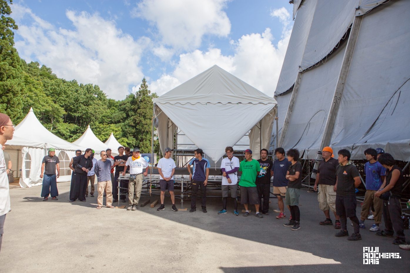 Fuji Rock Stage Builders