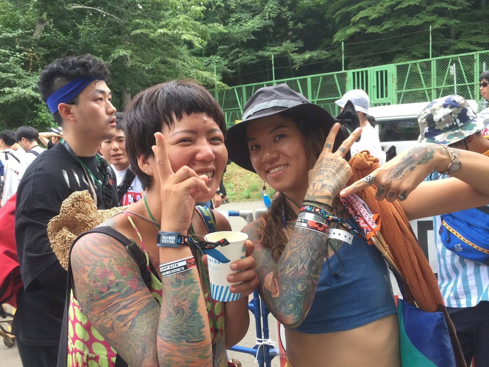 Taiwan raffle winners glad to be at Fuji Rock