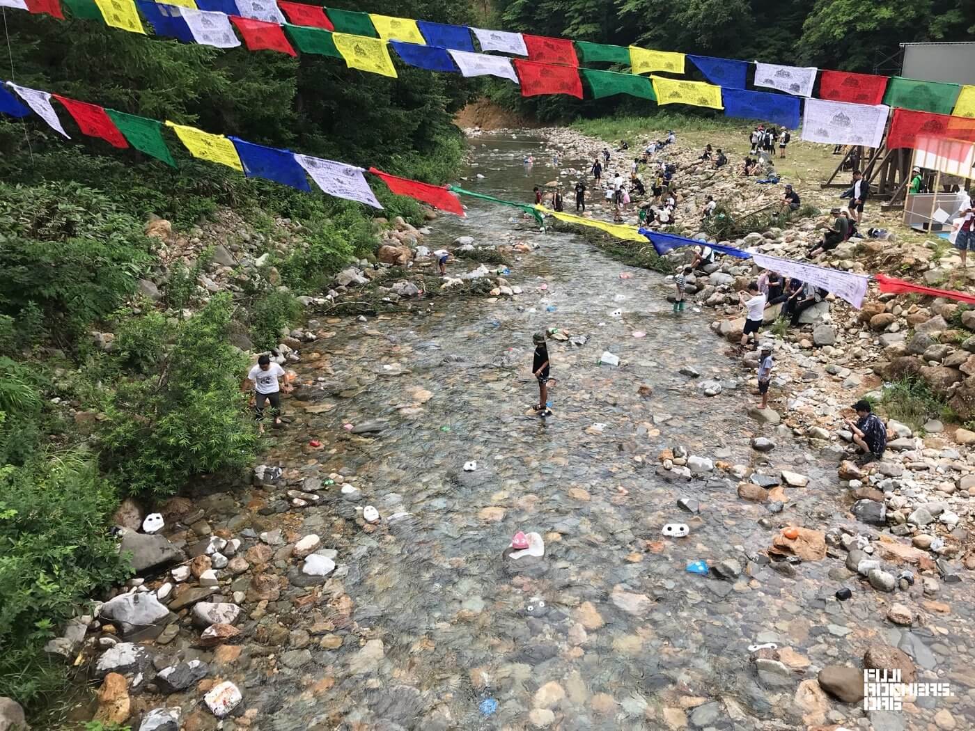 川遊びが気持ちいい。