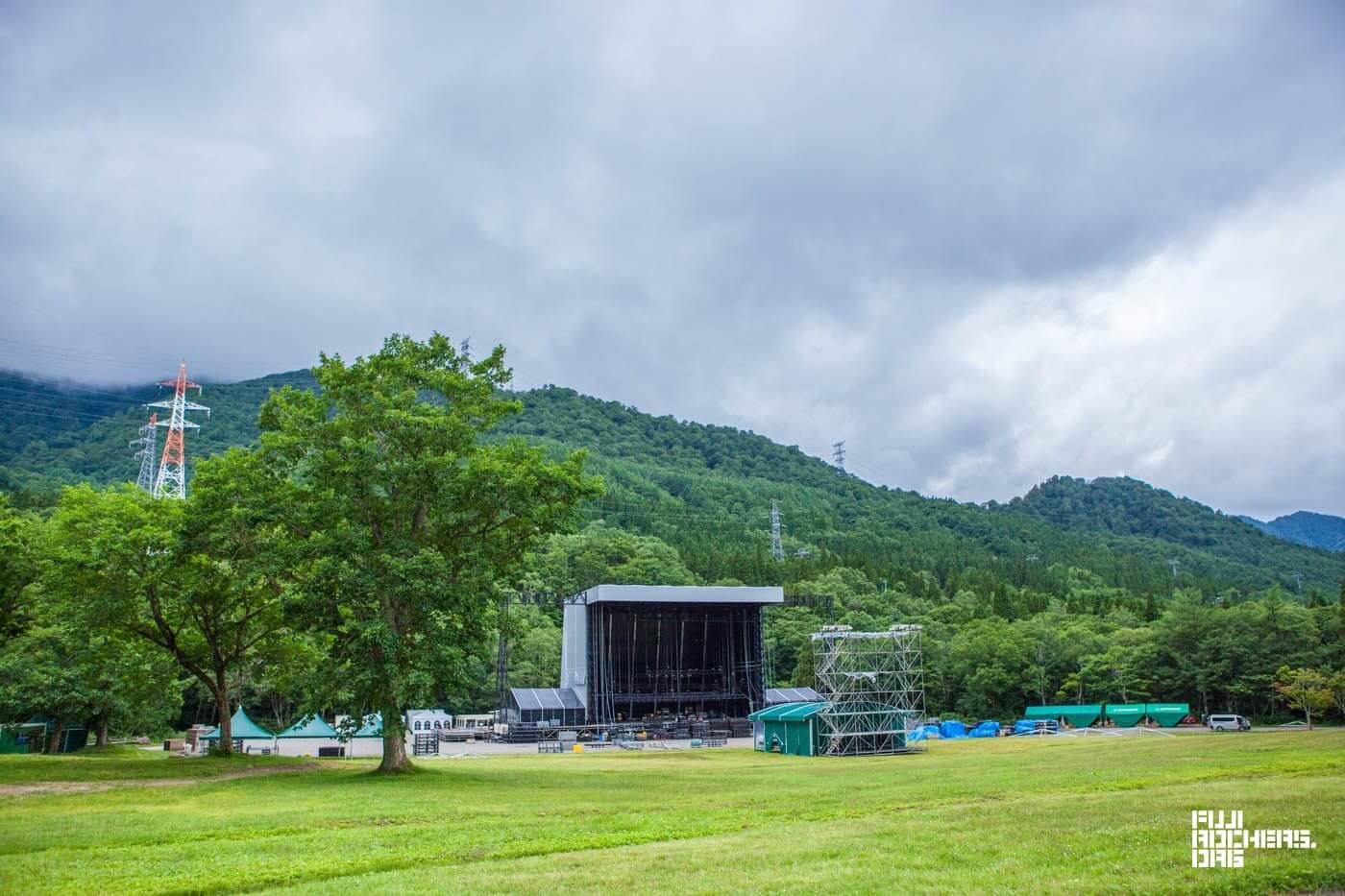 7/20 14時頃のGREEN STAGE