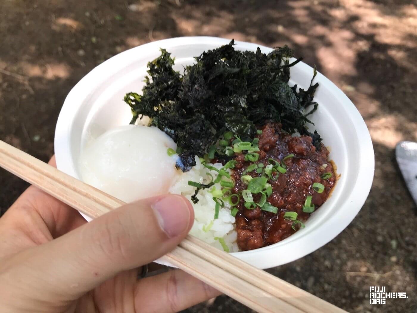 肉味噌海苔ごはん