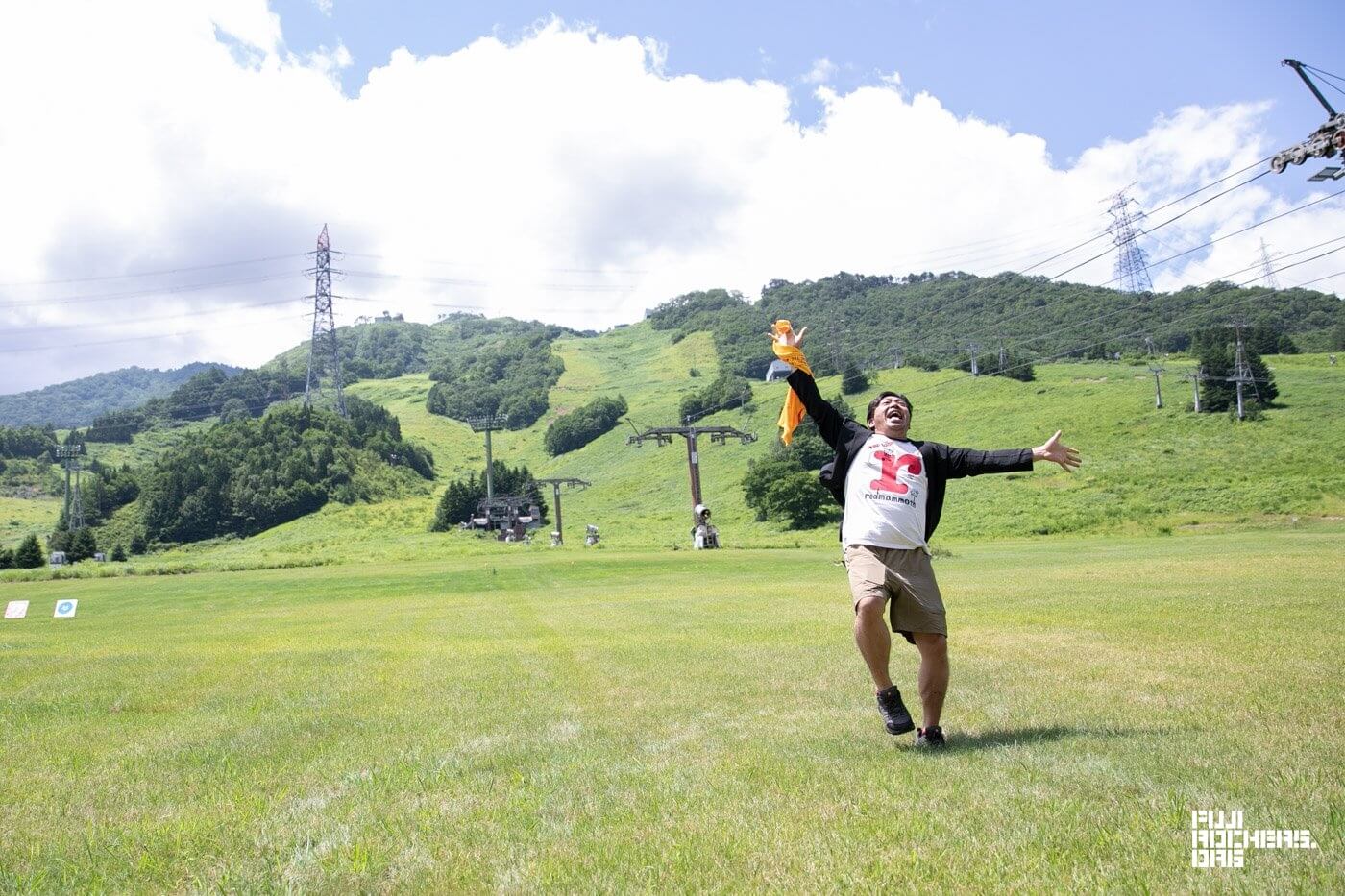 あのおじさん、苗場降臨