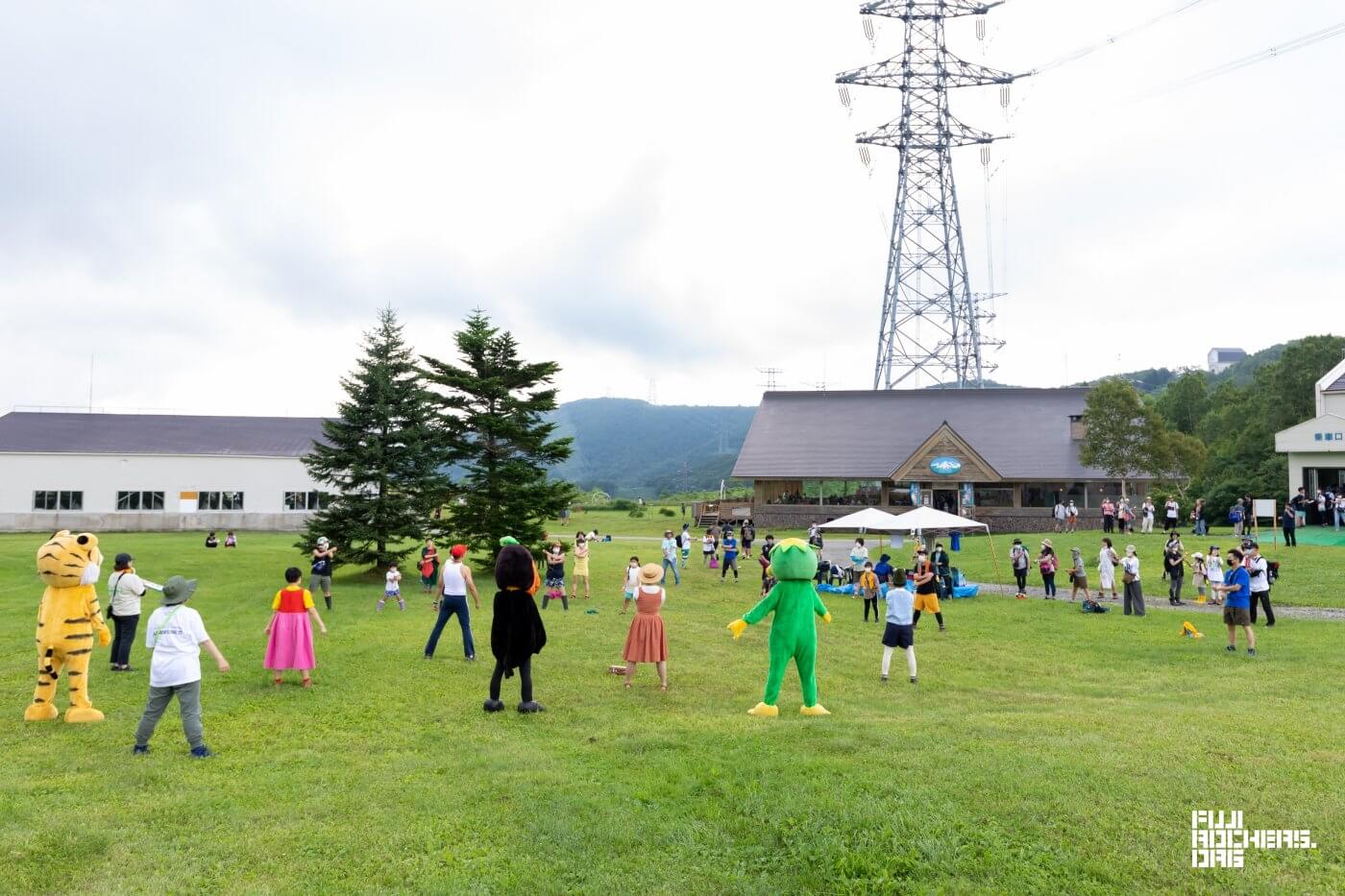 サイレントブリーズ初日のラジオ体操