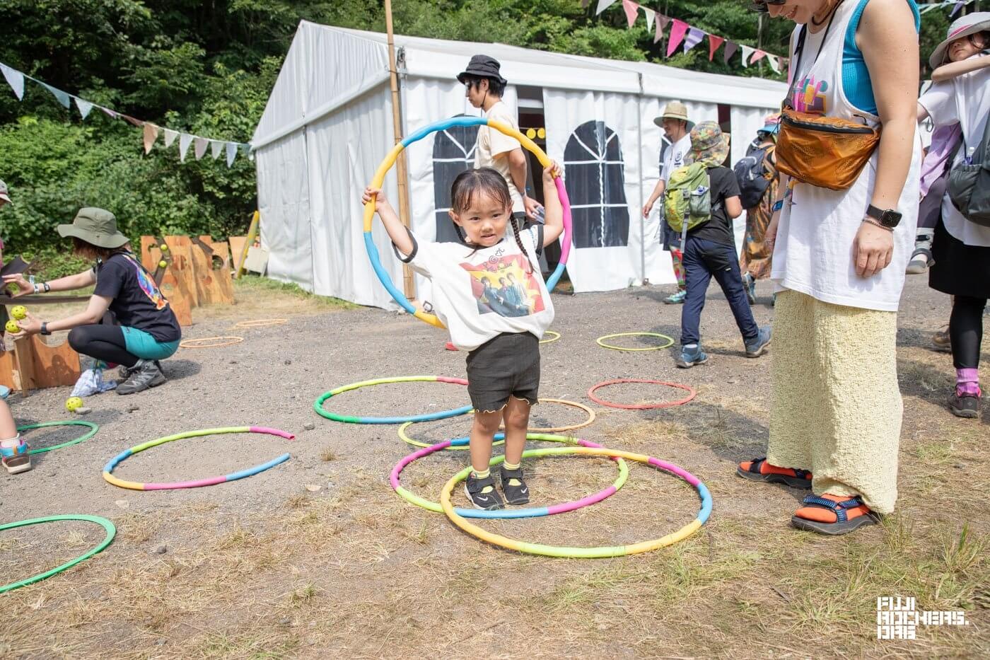 FUJI ROCKを楽しむ子ども達＃４