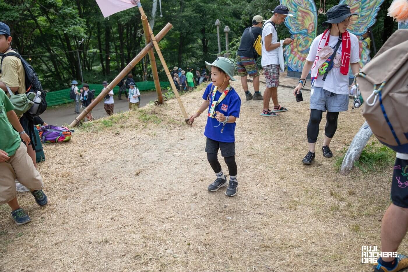 FUJI ROCKを楽しむ子ども達＃７