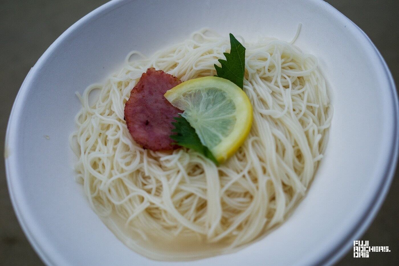 自家製葱油の油そうめん