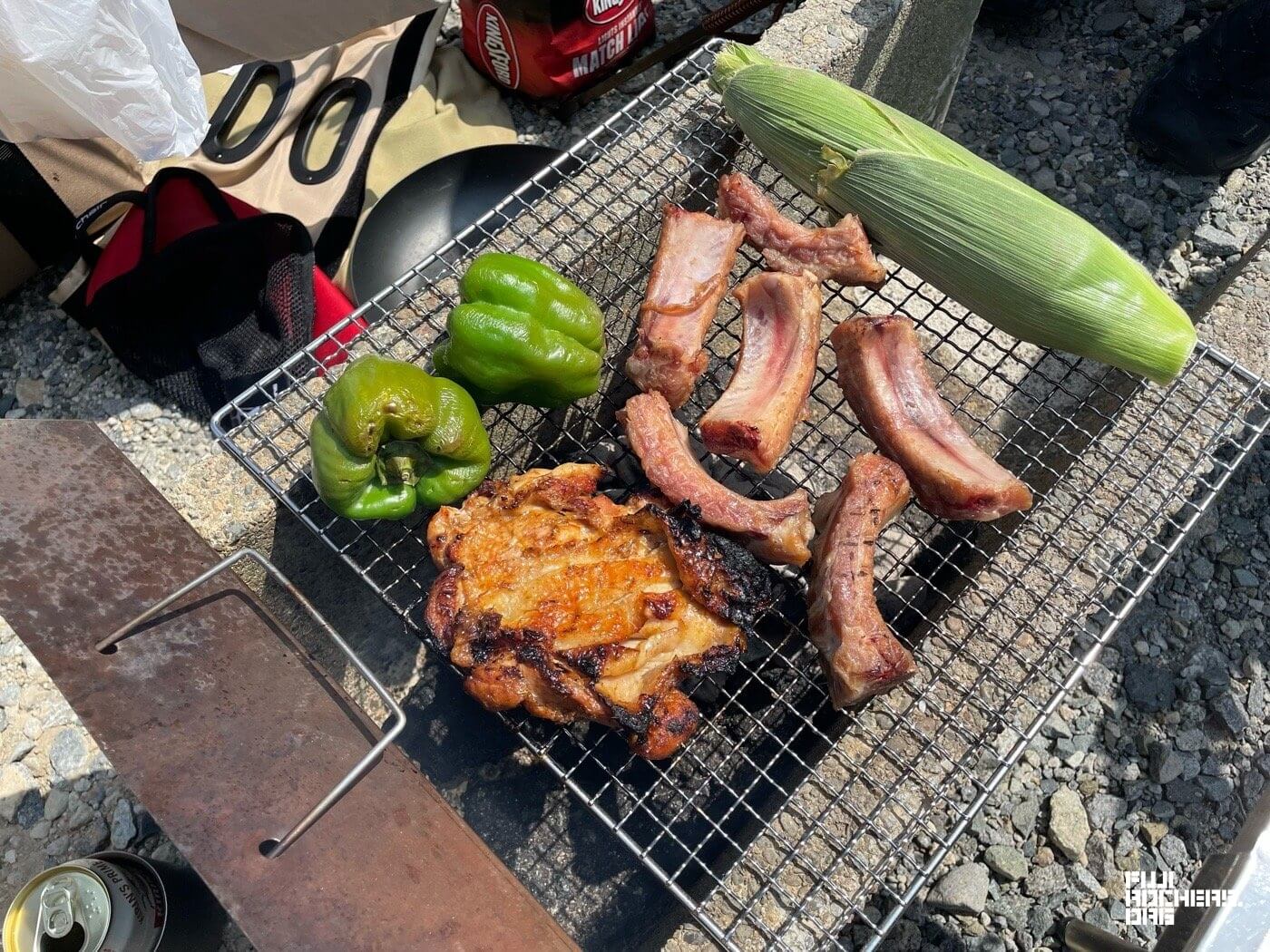 復活したBBQエリアで６年ぶりの再会！