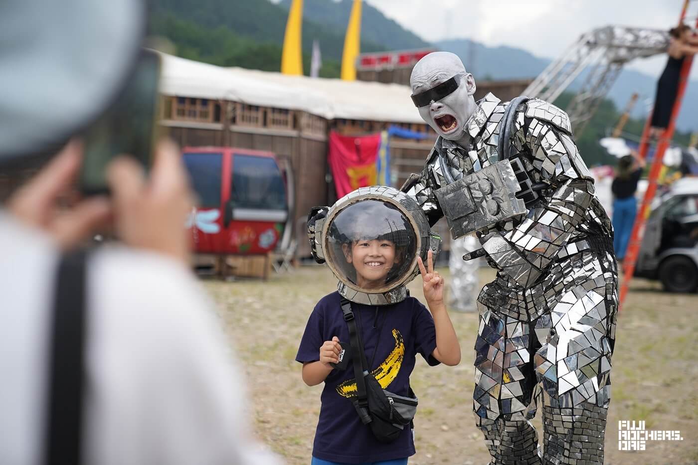 前夜祭のお客さんをお出迎え♪