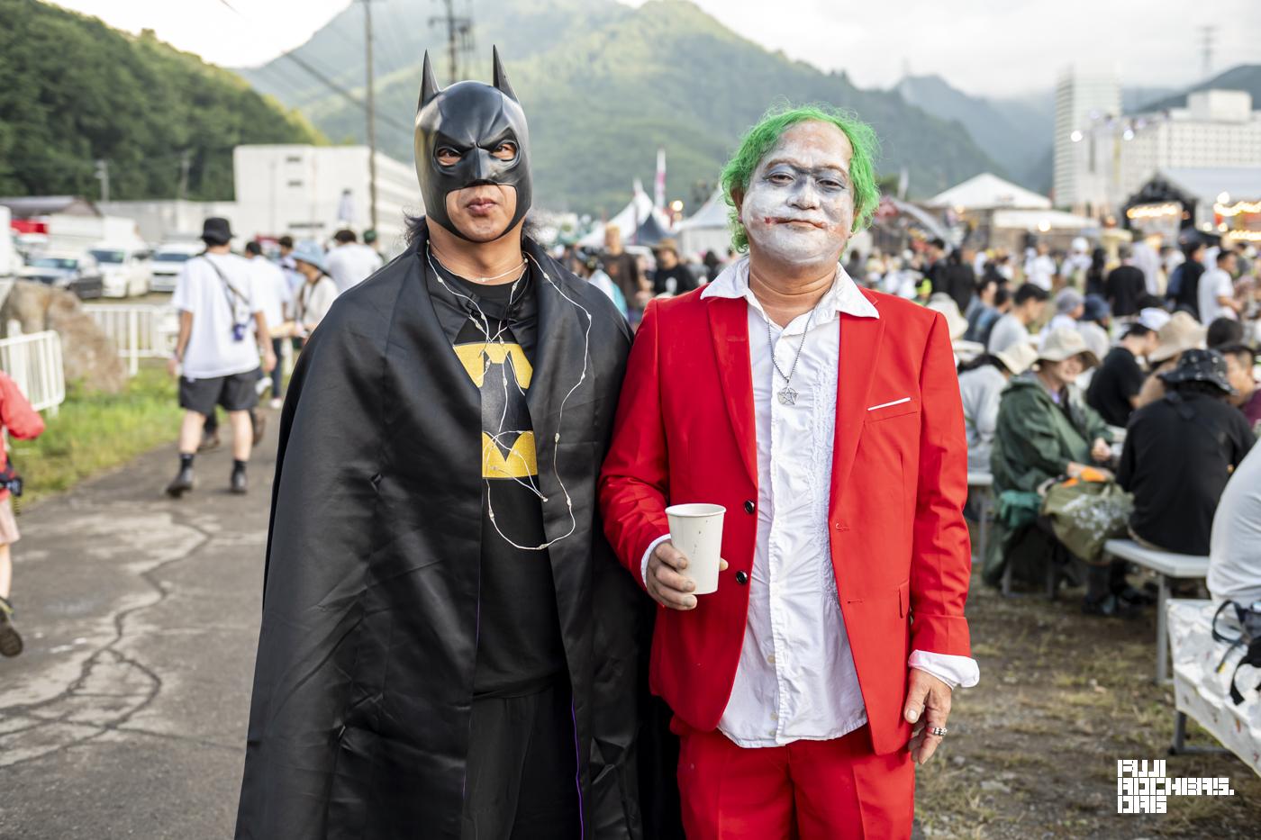 苗バットマン＆還暦ジョーカー