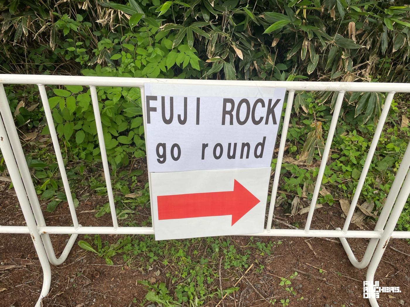 雨の日に威力を発揮するFUJI ROCK go round