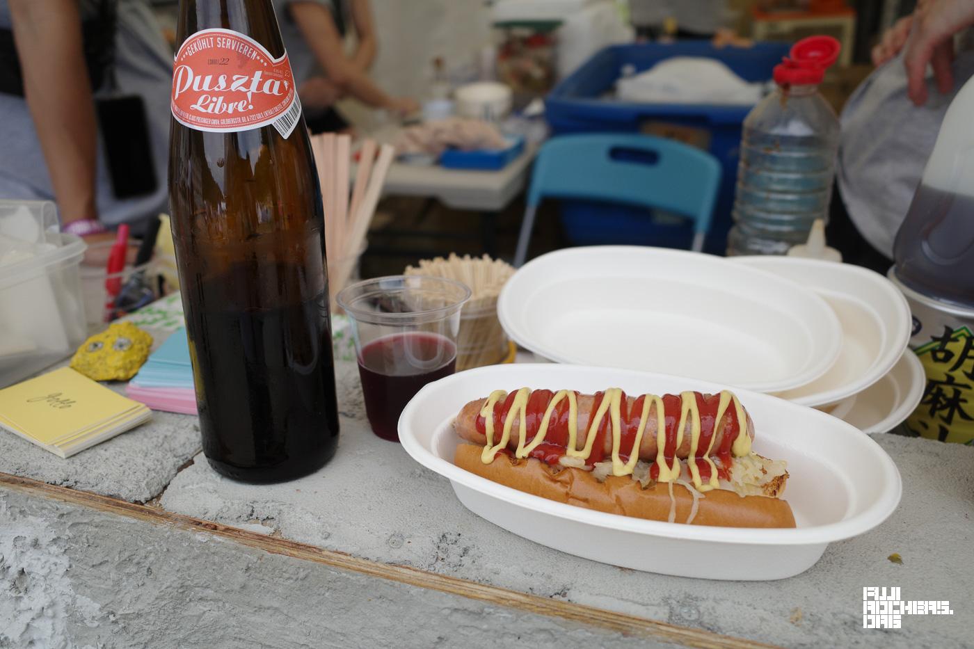 カラスミ焼きそばとナチュラルワイン