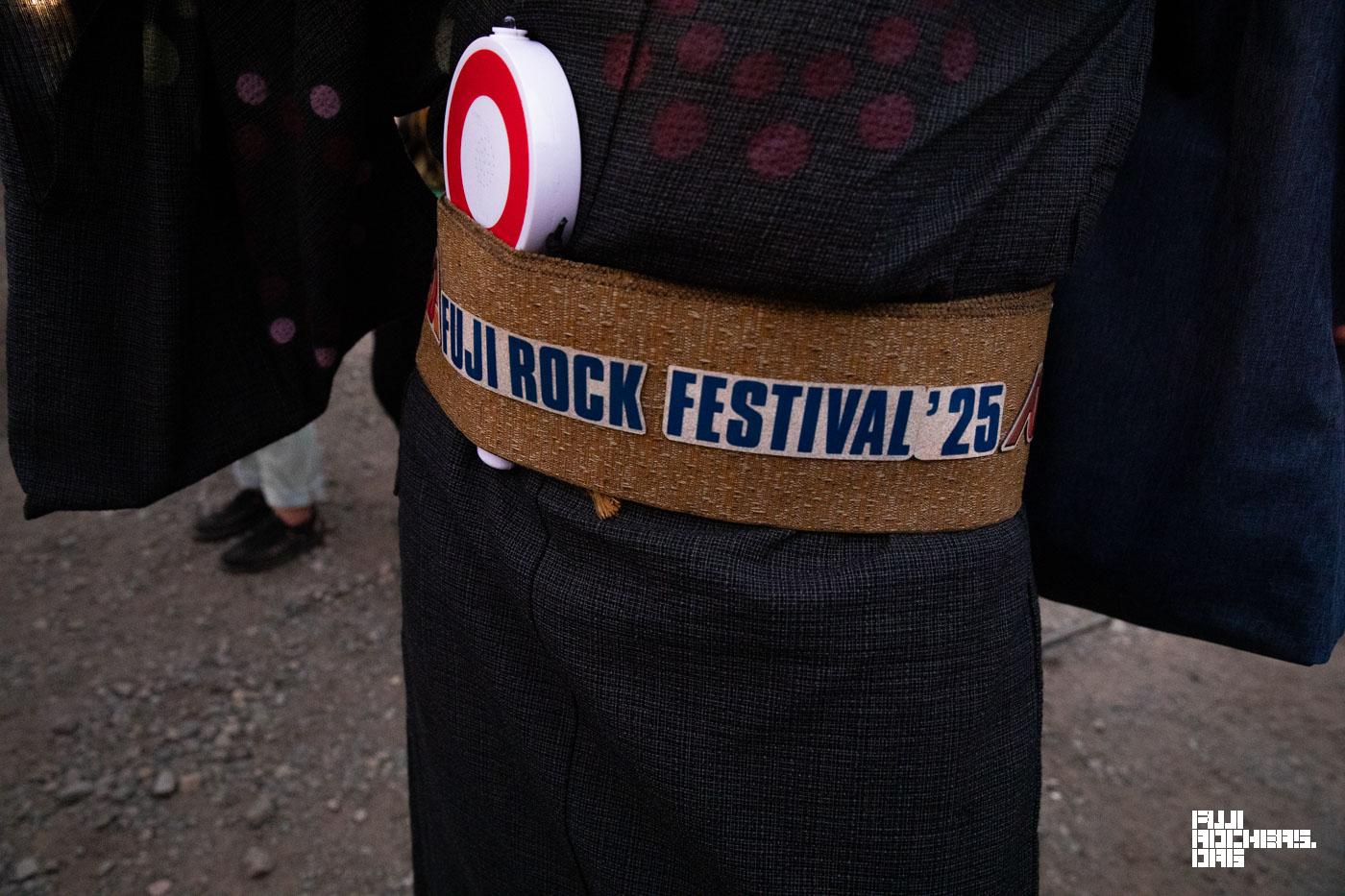 頭から足までFUJI ROCK