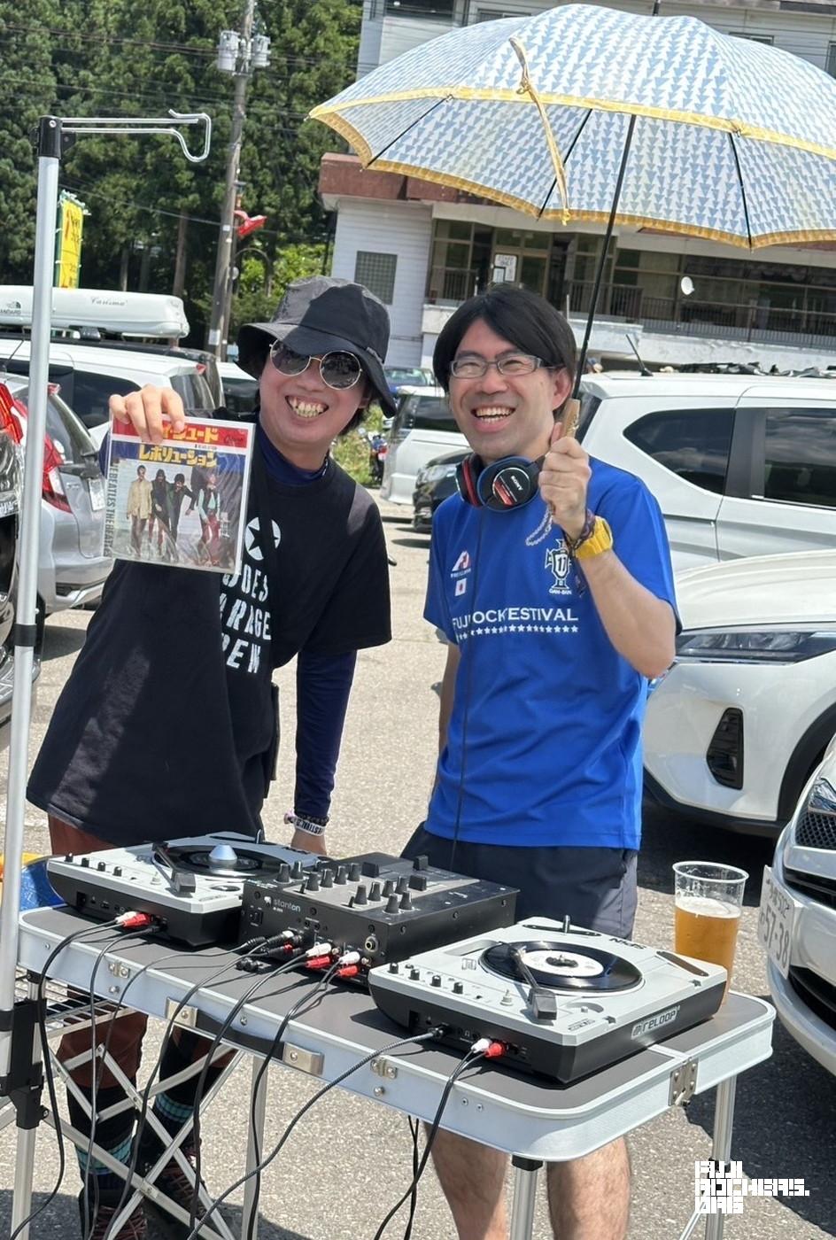 場内１駐車場にゲリラDJ陣参上！