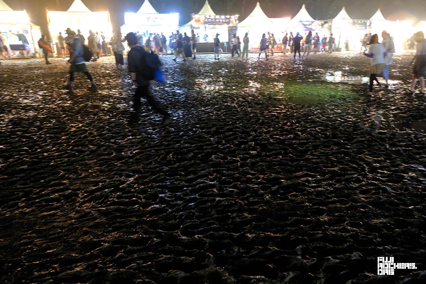 集中豪雨の影響です
