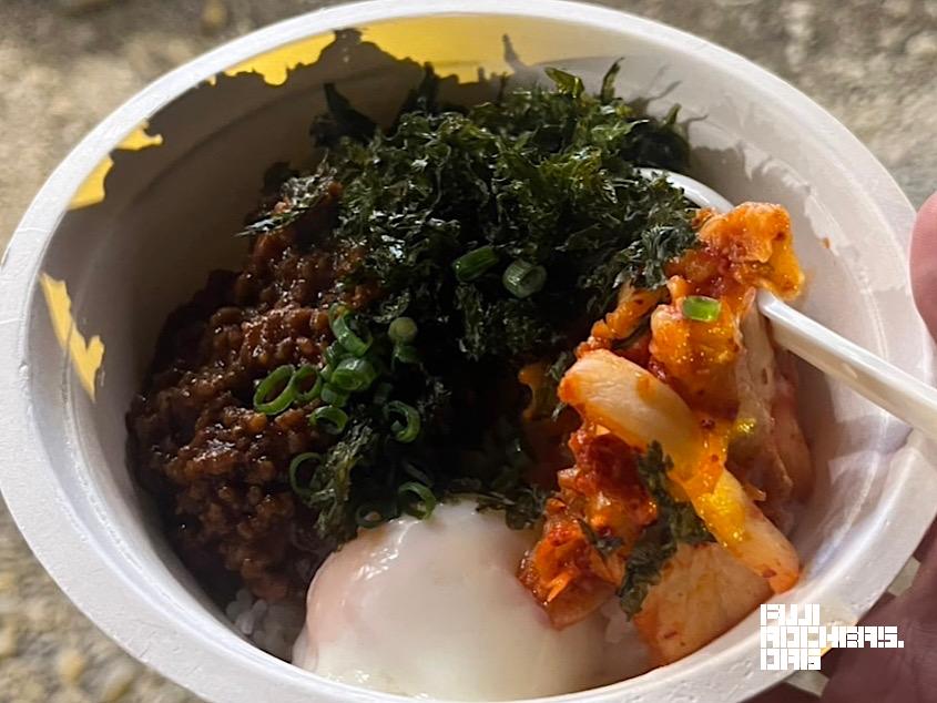 肉みそキム玉ごはん