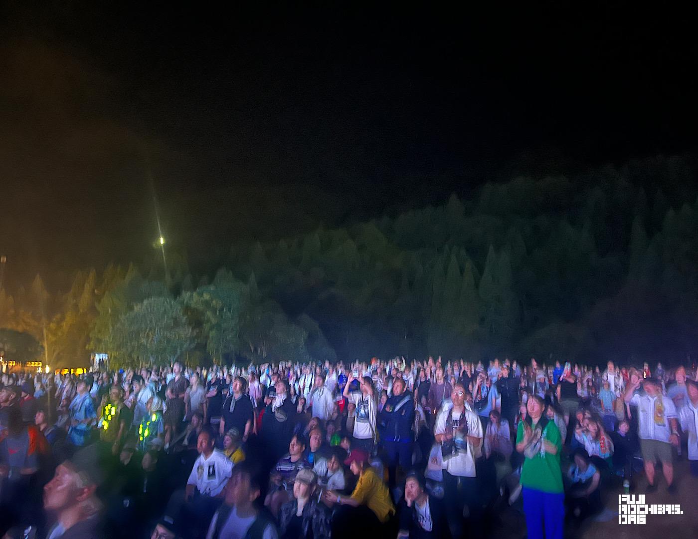 最終日の夜を迎えるGREEN STAGE