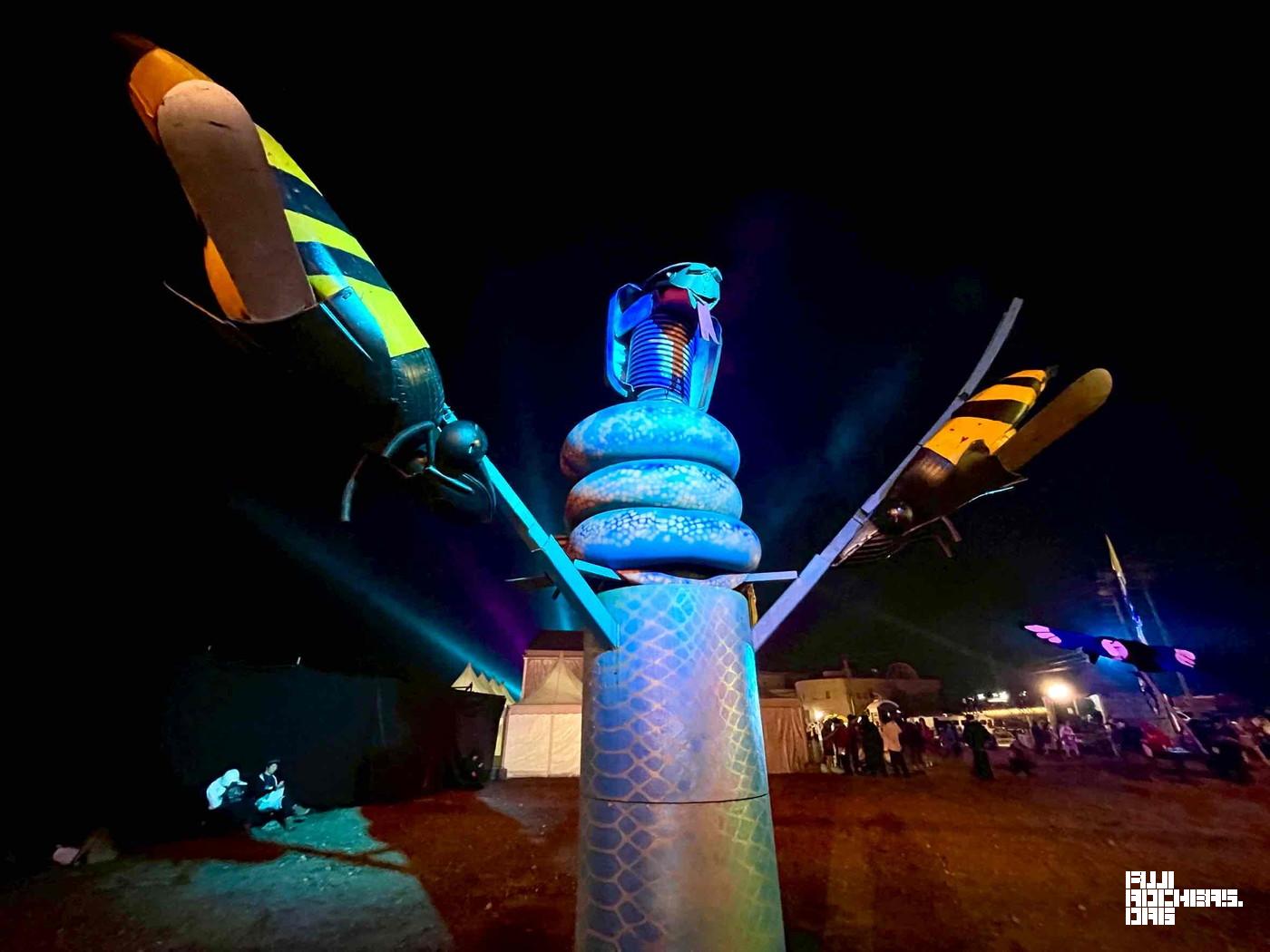 フジロック限定、夜の美術館